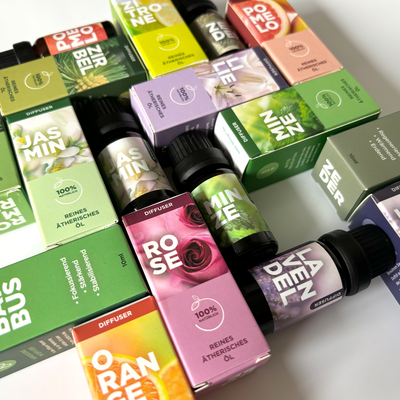 6er Pack Duftöle Ätherische Öle naturrein Aromatherapie Diffuser Wellness